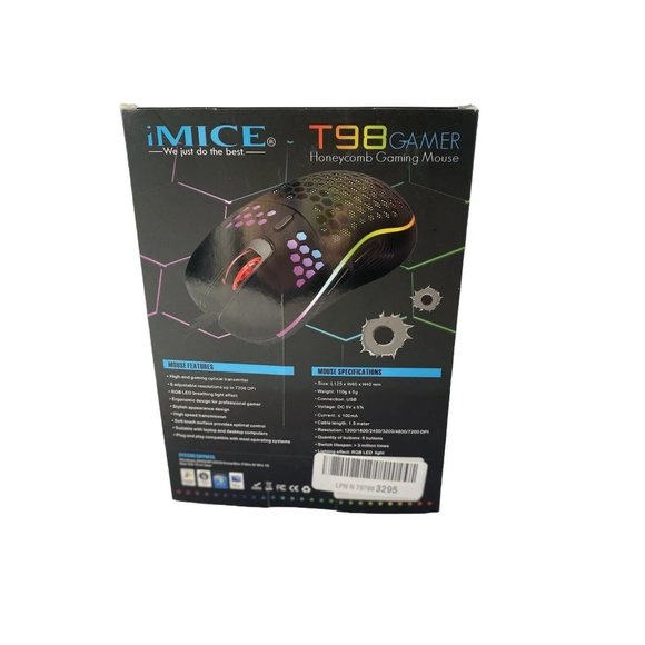 Computer Gaming Mouse New LED Lights Up - Picture 9 of 11